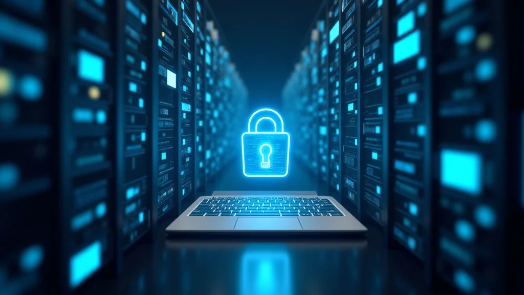 The image shows a person researching website options on a laptop, illustrating finding the best web hosting and building reviews.